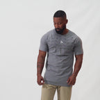 Camiseta Apex Dry Holographic Cinza - Sem Costura