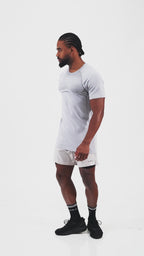 Camiseta Apex Dry Evolution Cinza Gelo - Sem Costura