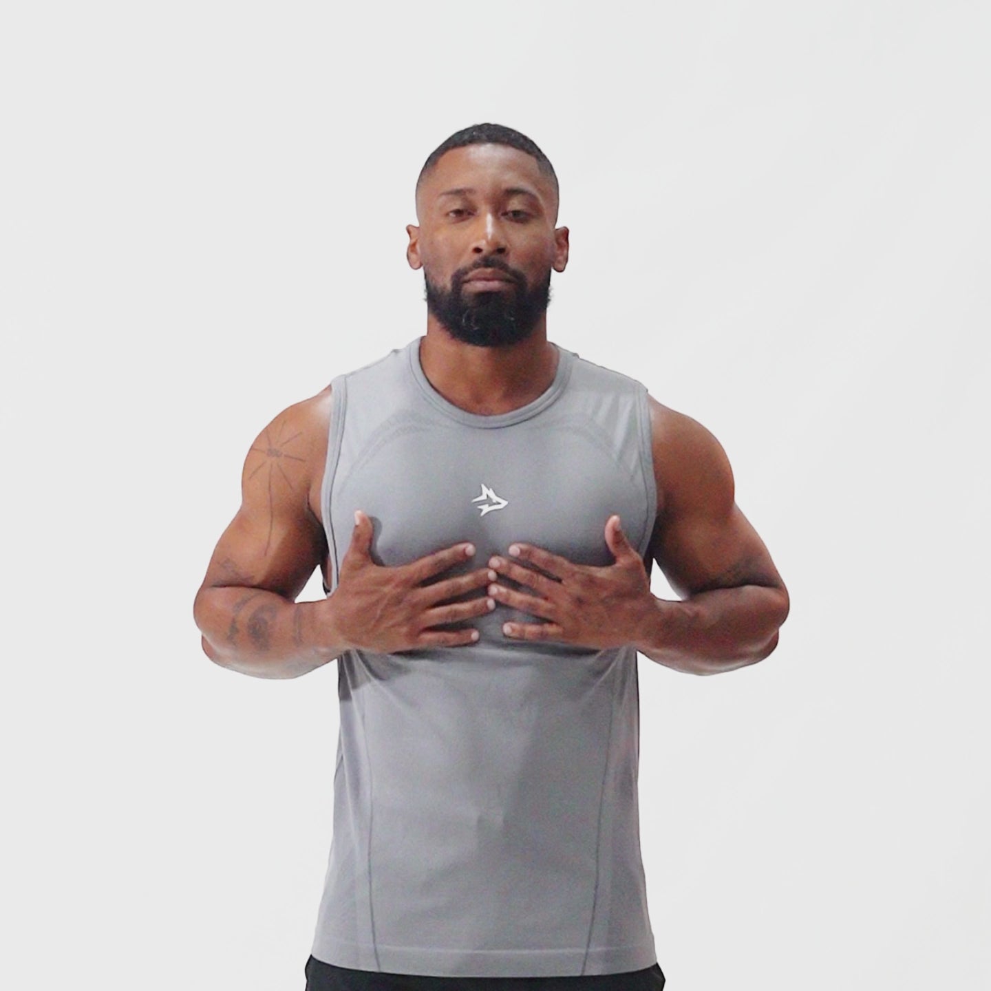 Regata Apex Dry Power Cinza - Sem Costura