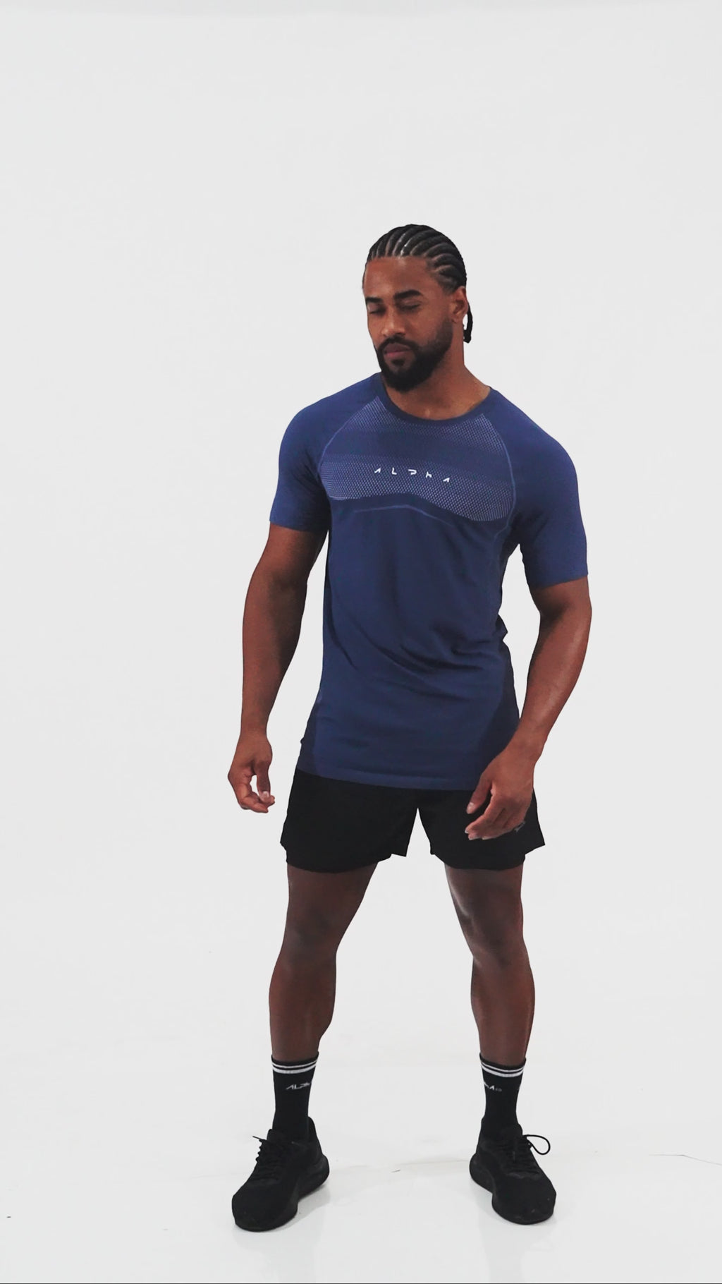 Camiseta Apex Dry Evolution Marinho - Sem Costura