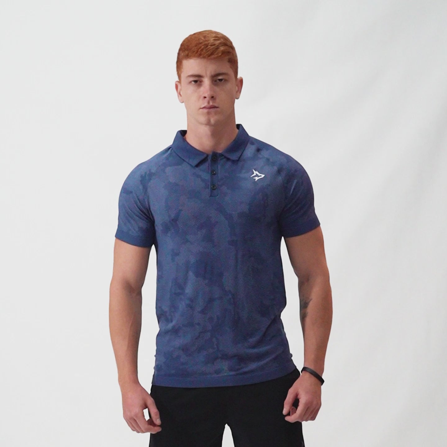 Camisa Polo Apex Dry New Lupus Marinho - Sem Costura