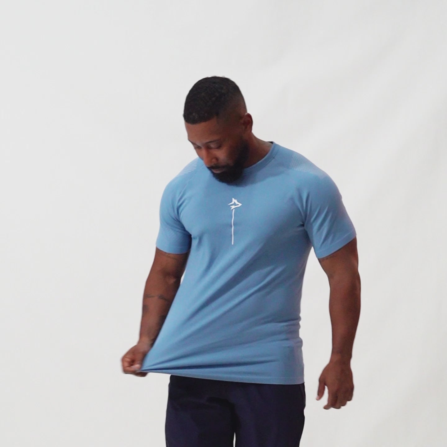 Camiseta Apex Dry Line Lupus Azul Petróleo - Sem Costura