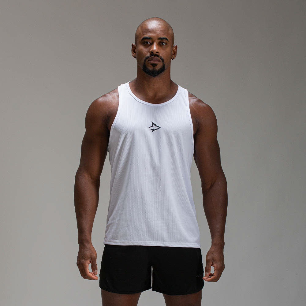 Regata Nadador Dry Fit Middle Lupus Branca