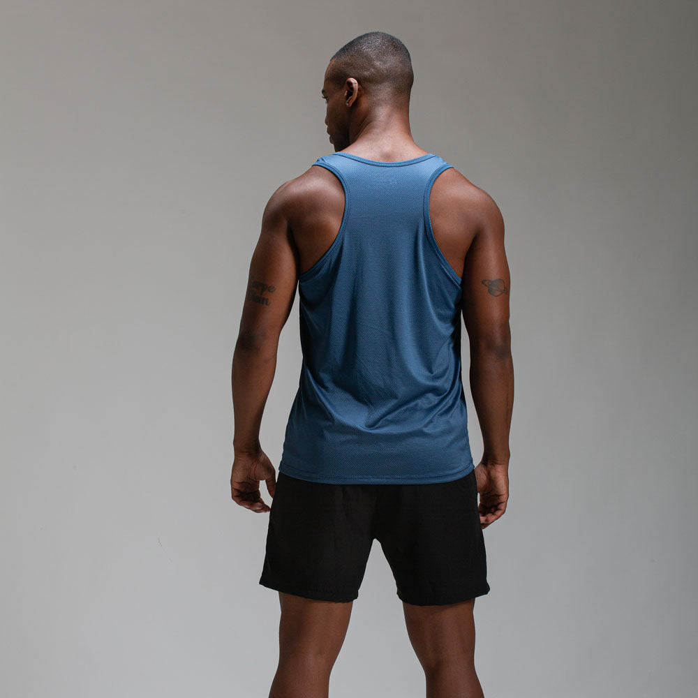 Regata Nadador Dry Fit Single Azul Mineral