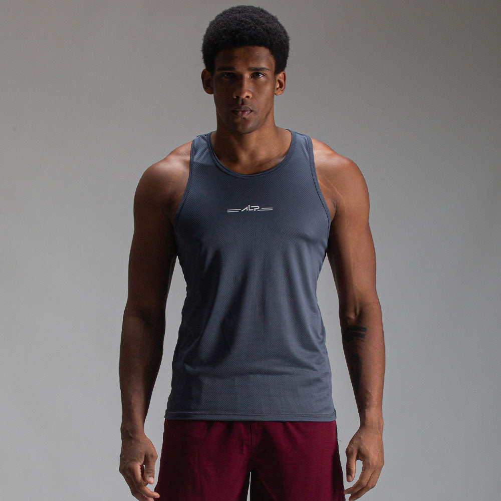 Regata Nadador Dry Fit Single Cinza Sombra