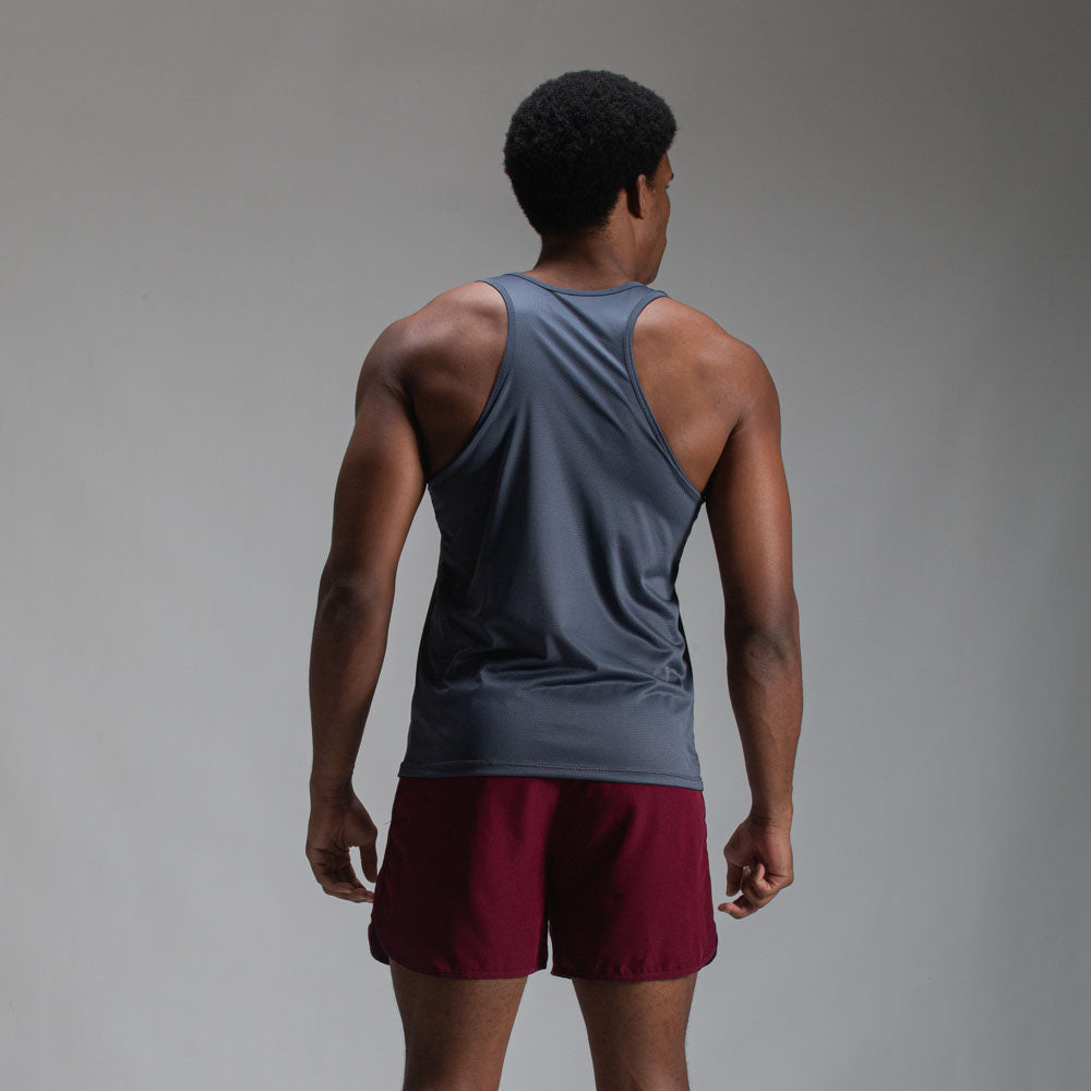Regata Nadador Dry Fit Single Cinza Sombra