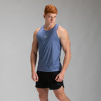 Regata Nadador Dry Fit Middle Lupus Azul Caribe