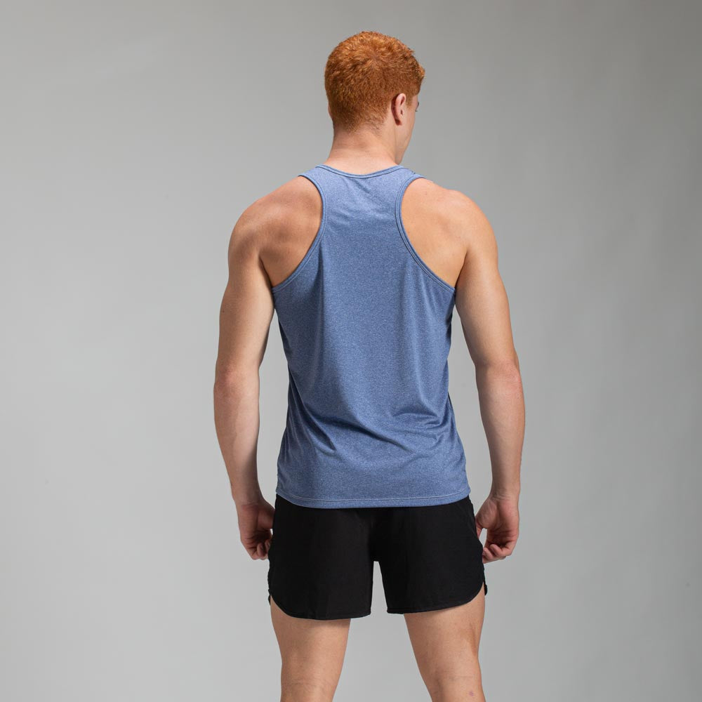 Regata Nadador Dry Fit Middle Lupus Azul Caribe