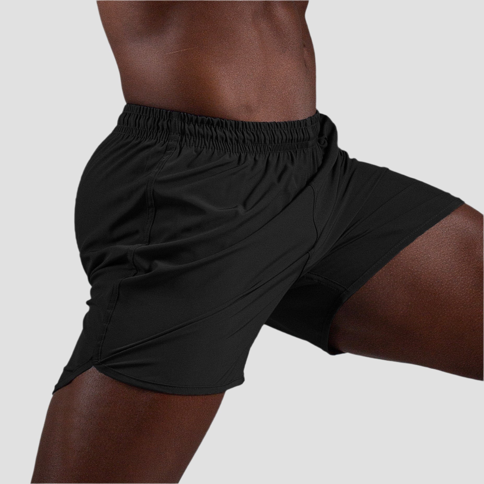 Short Corrida Masculino Dry Fit - Preto