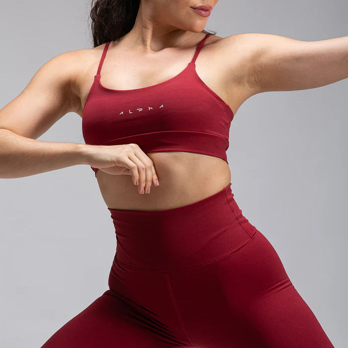 Conjunto Basic Feminino Top e Calça - New Horizon Vinho